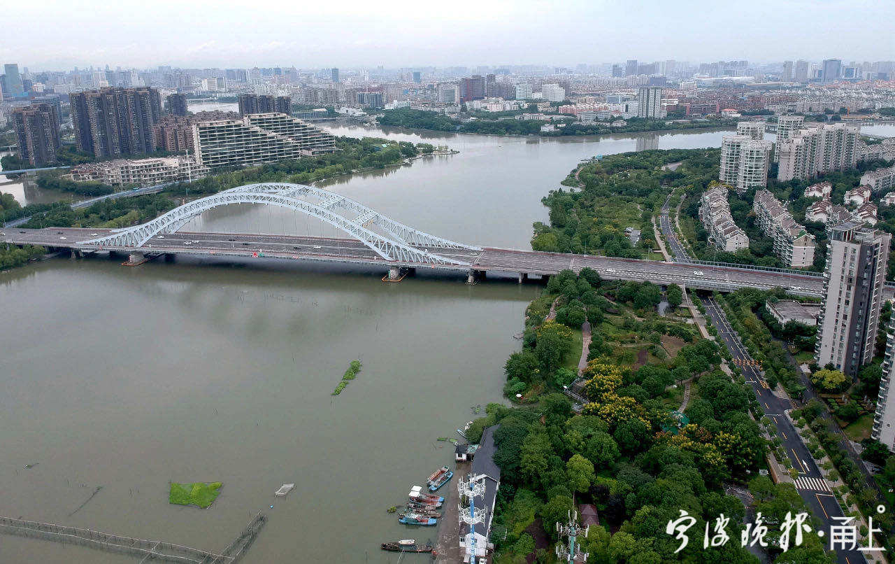 姚江北岸滨水绿道获评"浙江最美绿道!宁波共有4条了