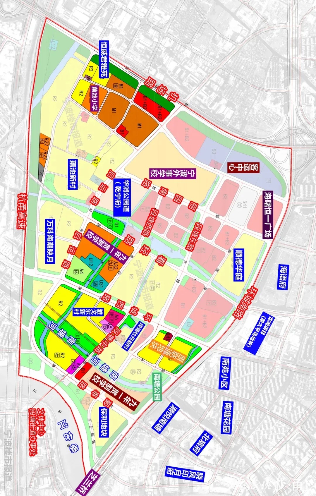 宁波海曙两地区规划修编公开招标!有你家吗?