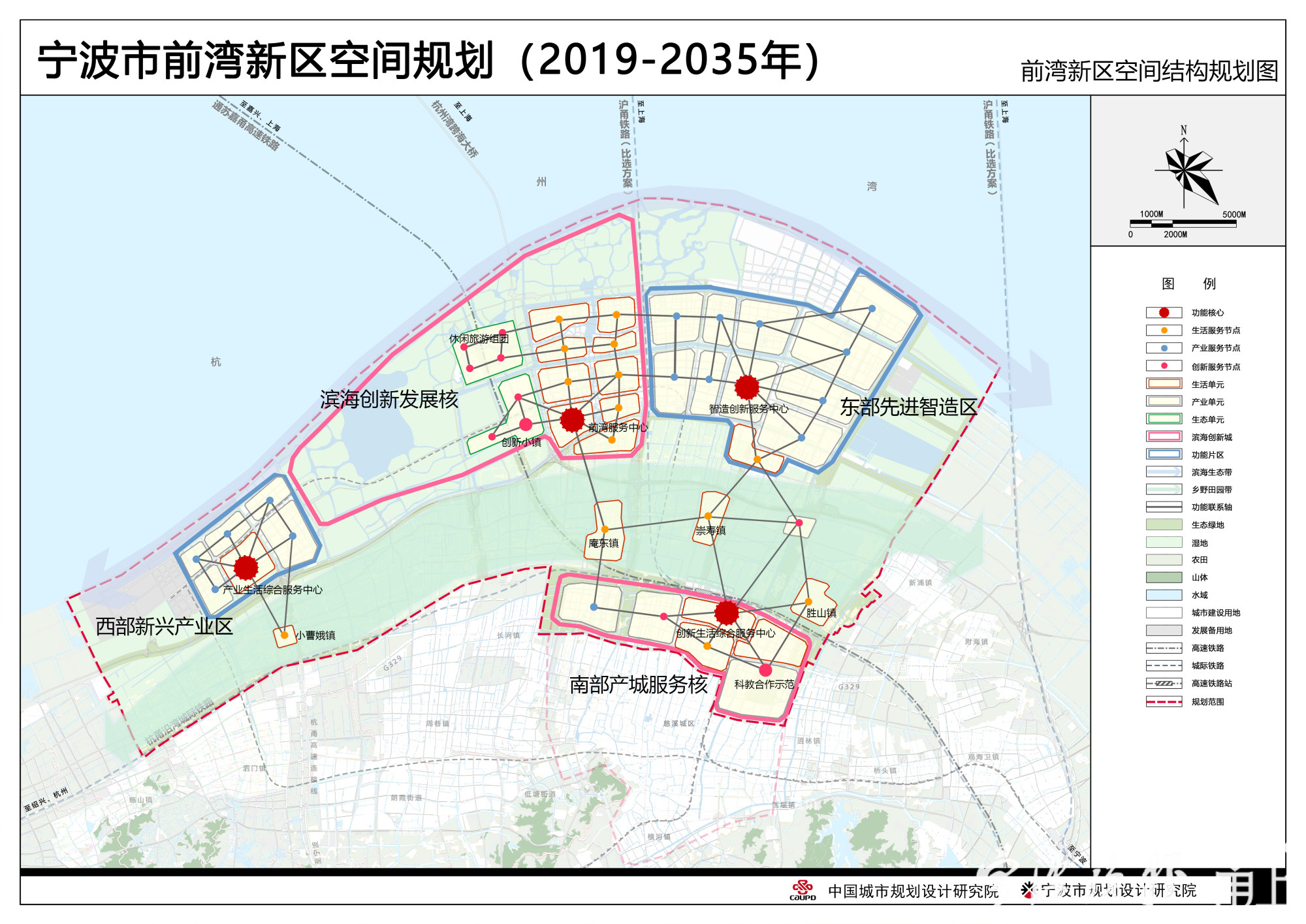 宁波市前湾新区空间规划来了