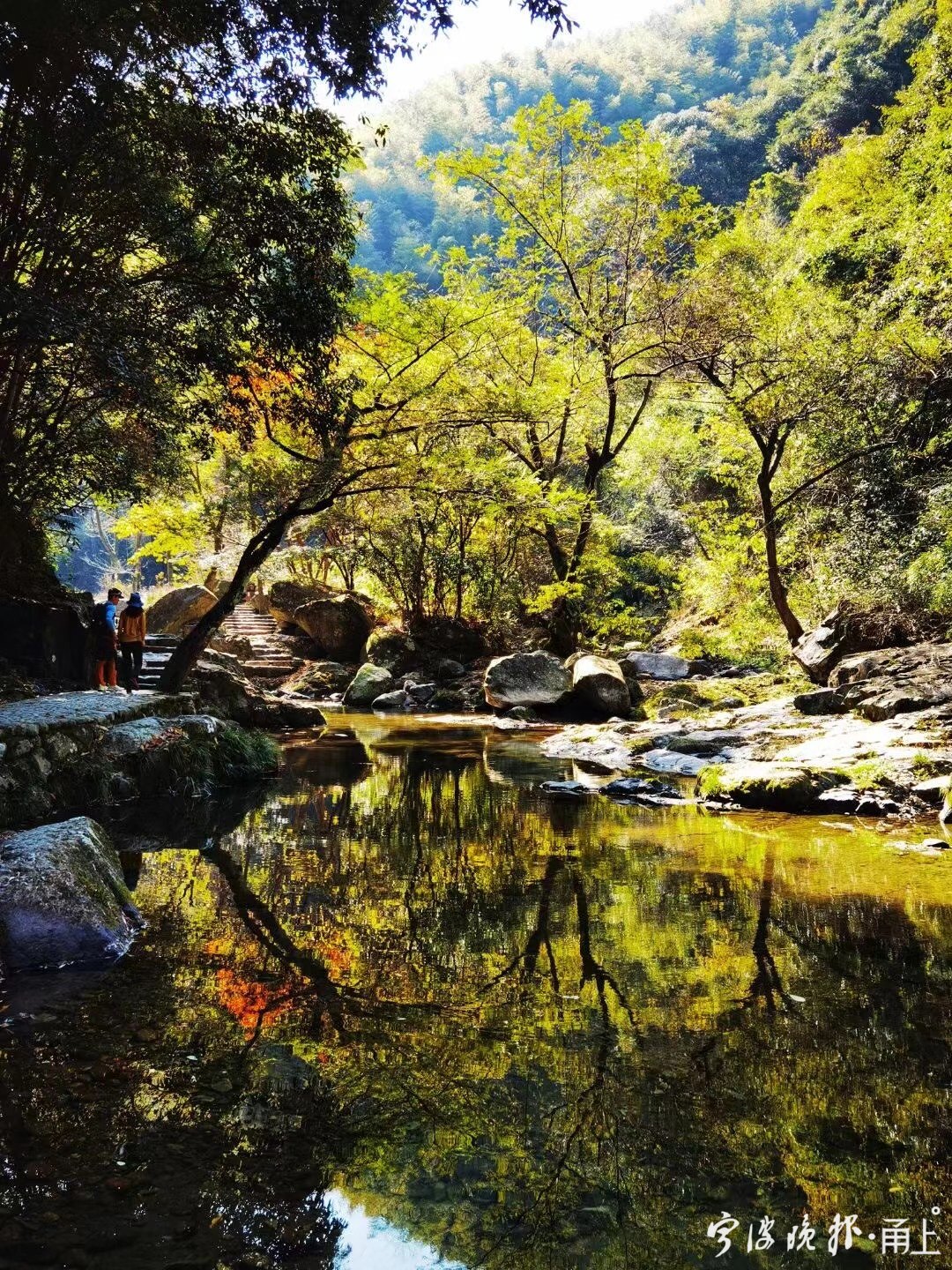 浙東小九寨地處四明山北麓,位於寧波市餘姚市大隱鎮芝林村.