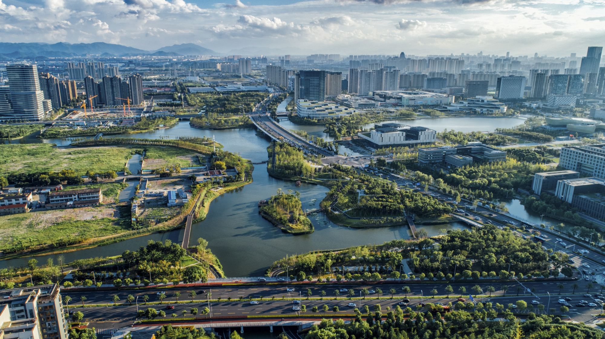 甬江南岸滨江绿带七期项目开工,今年将全面启动六塘河滨河绿带建设