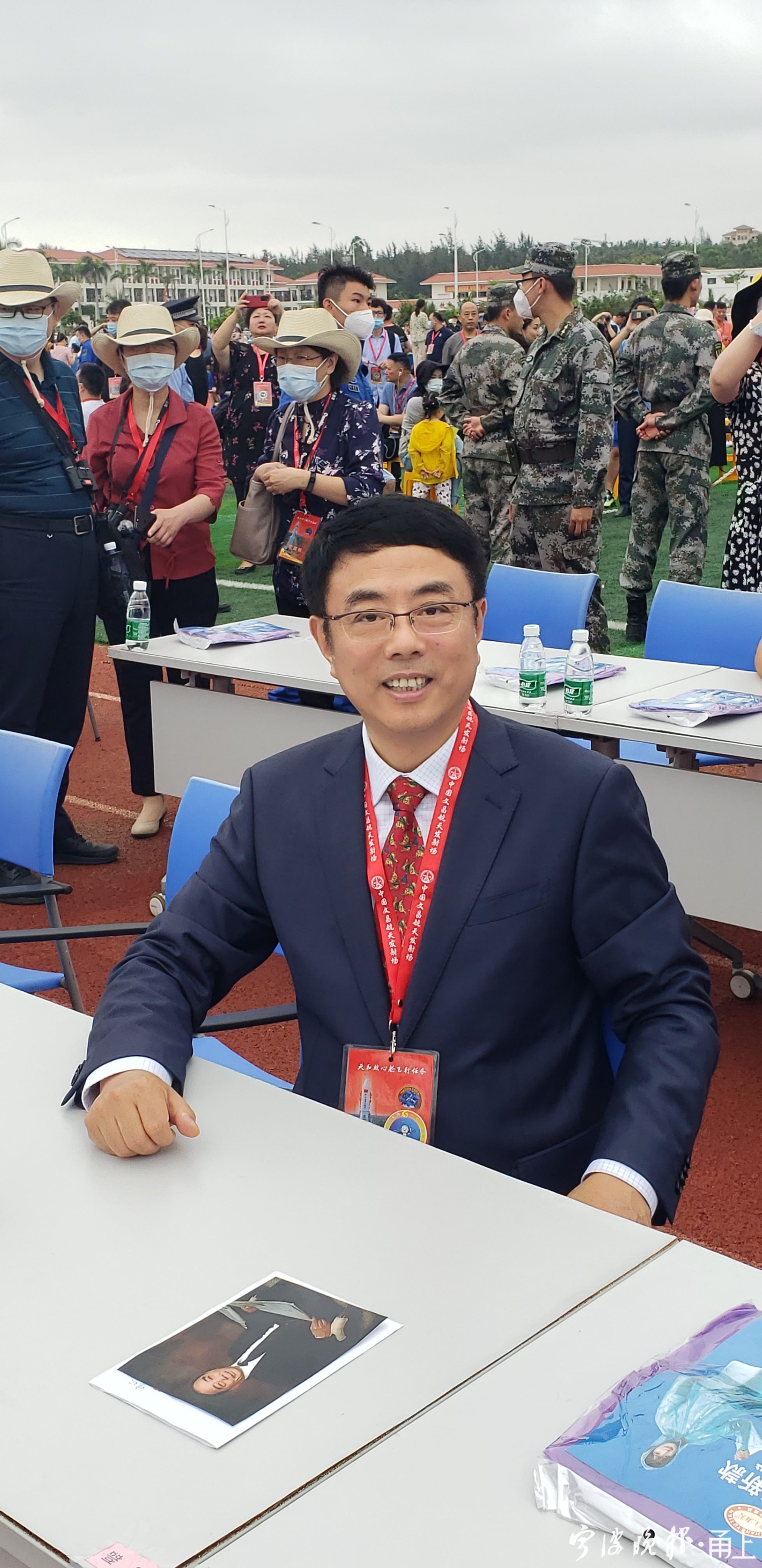 永新光学总经理毛磊在现场.