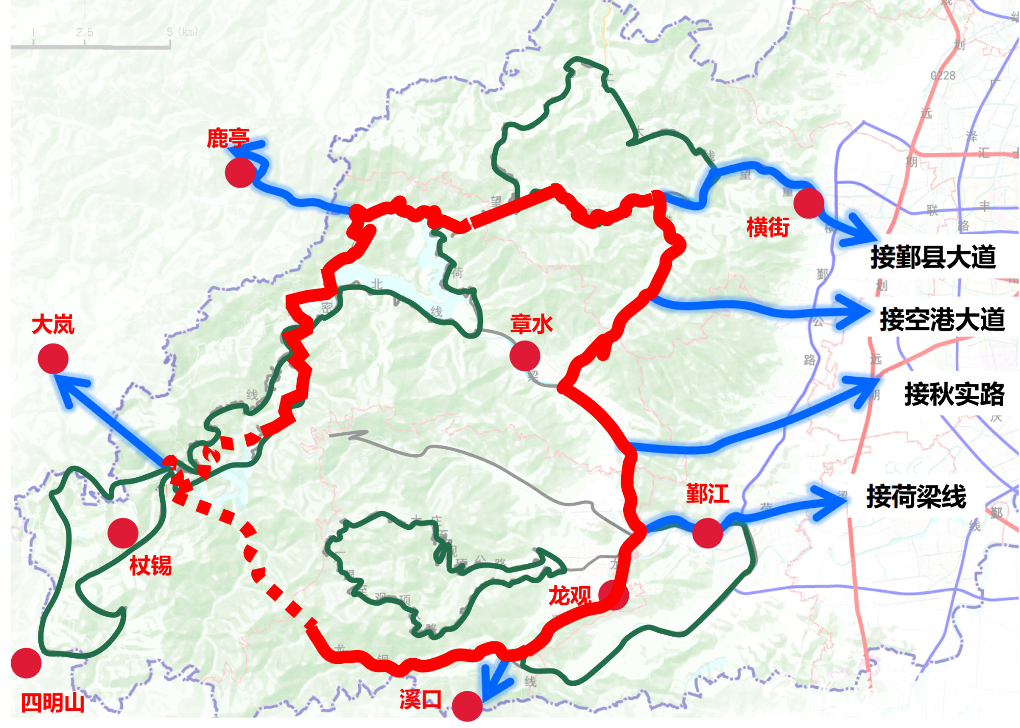 四明山环线公路要来了!工程投资约7.8亿元,具体线位已基本确定.