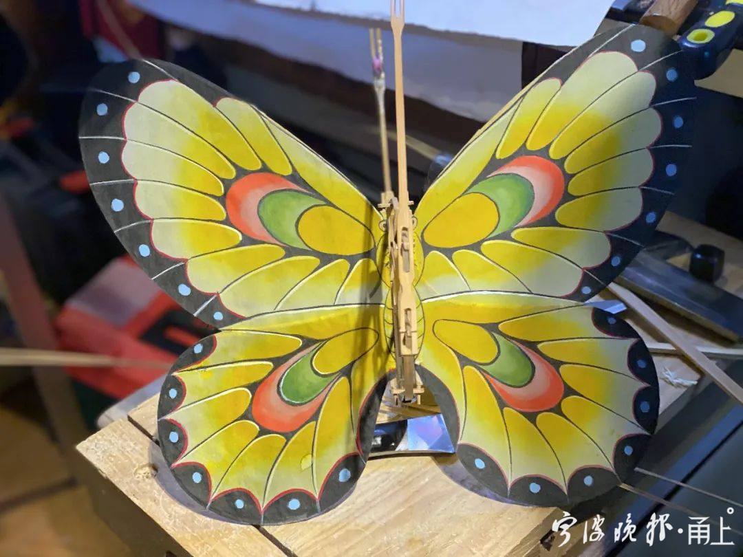 宁波这位风筝达人制作的盘鹰风筝过于逼真,竟引来了真老鹰!