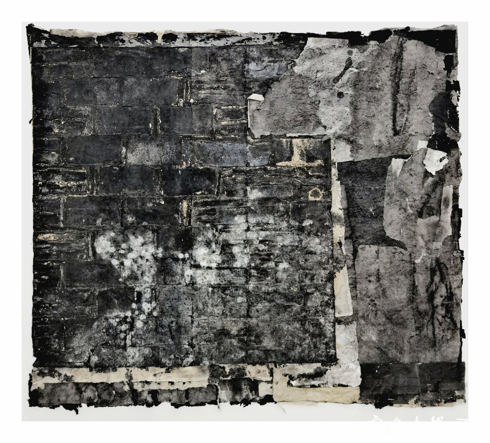 周毅《塔鹿呈祥》200x180cm 综合材料.jpg